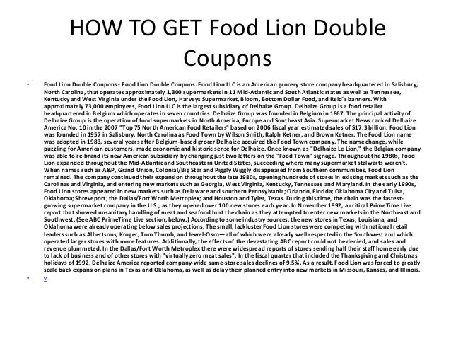 Meals Lion Double Coupon codes - Printable Food items Lion Double Discount coupons picture relating to Food Lion Printable Coupons titled Meals Lion Double Discount coupons - Printable Foodstuff Lion Double Coupon codes